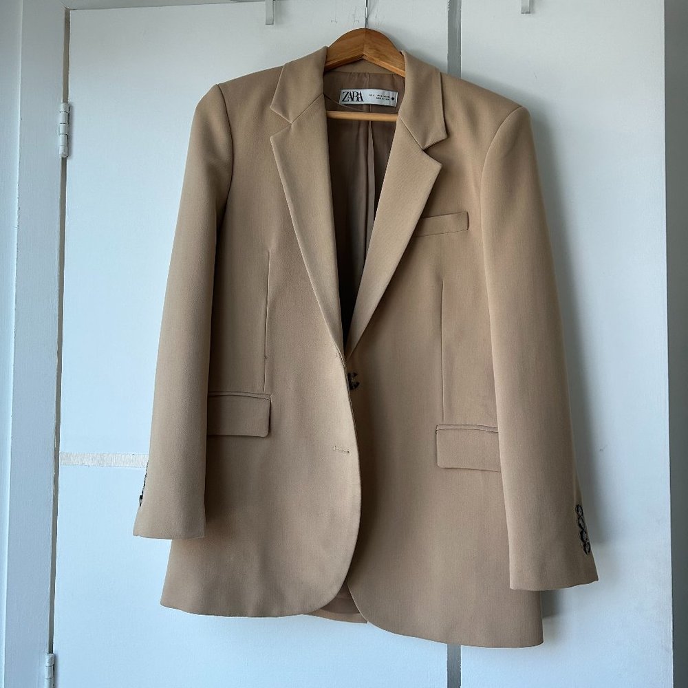 Camel Zara Blazer